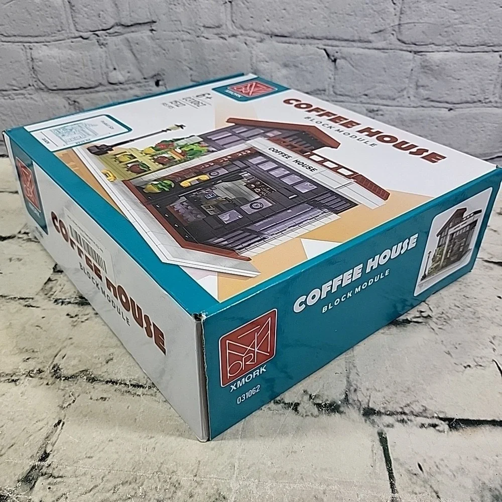 XMORK Coffee House‎ Block Module Building Kit Set Ages 6+ 031062 1512 Pcs